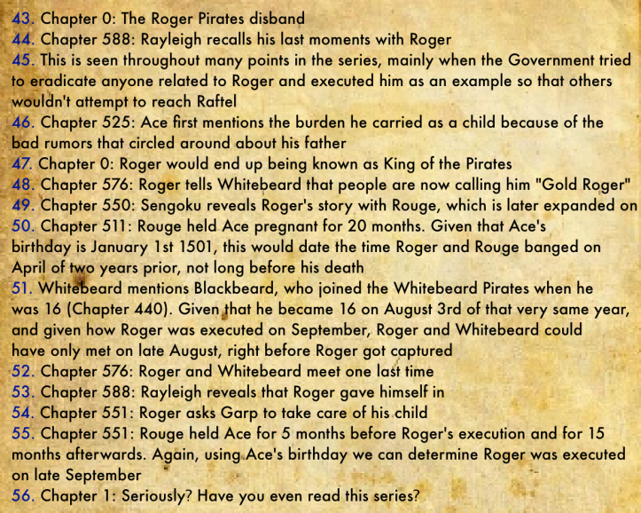 Gol D. Roger's Biography 9