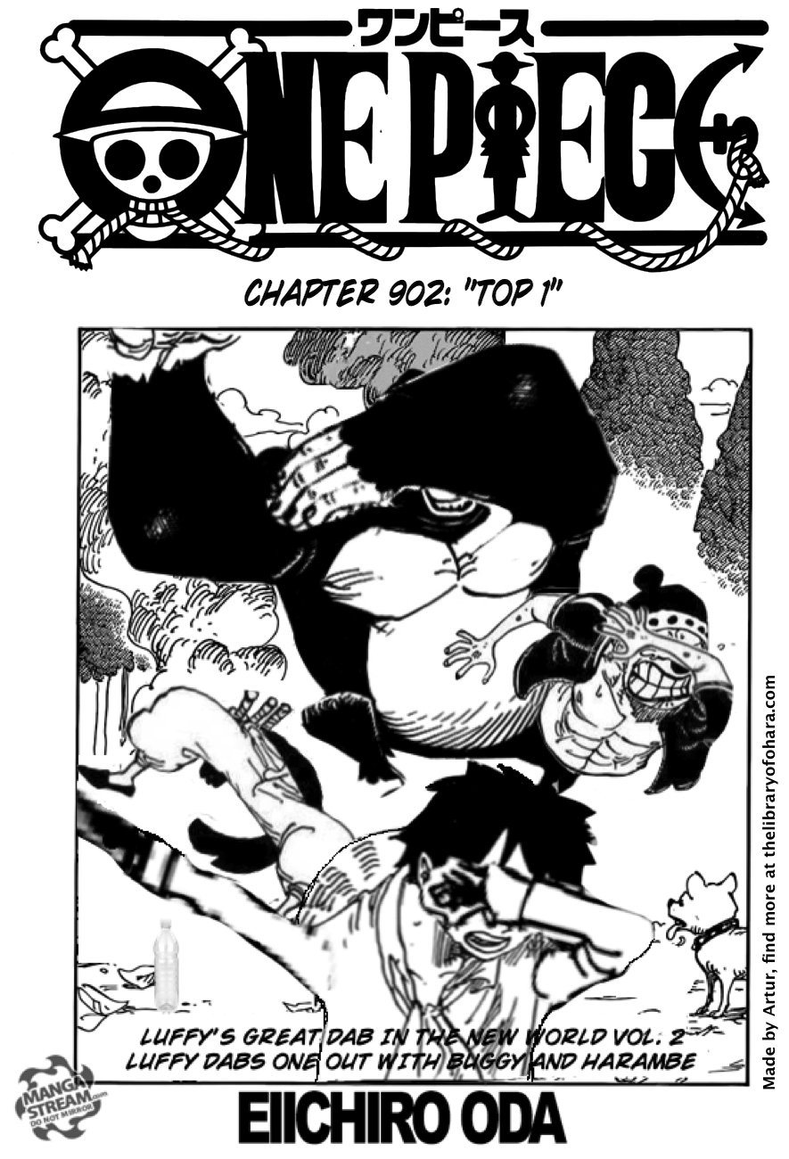 One Piece Chapter 902 Parody The Library Of Ohara