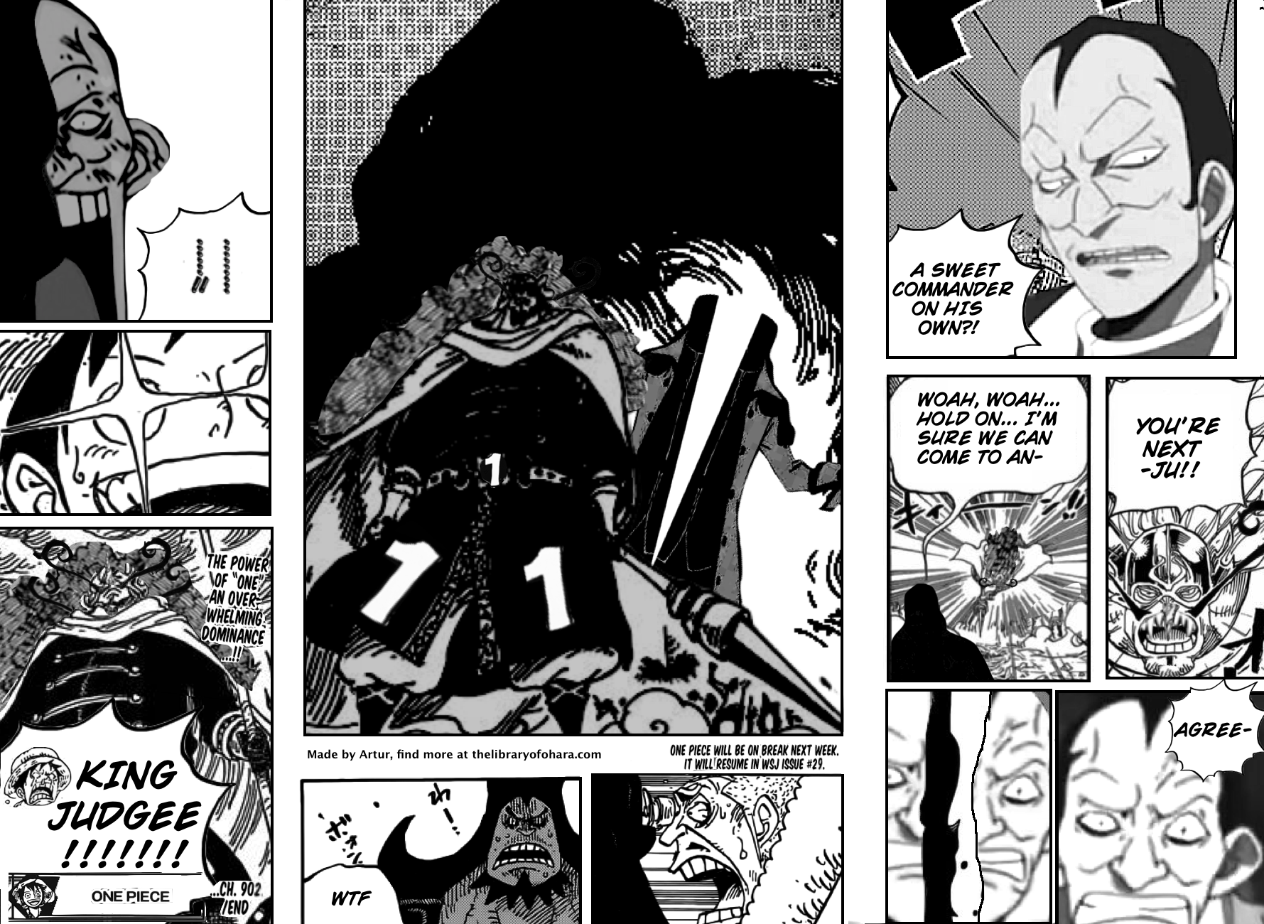 One Piece Chapter 902 Parody The Library Of Ohara