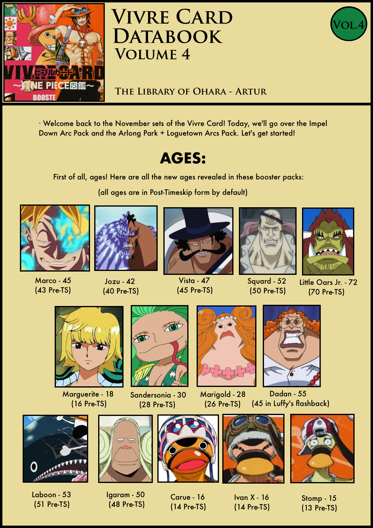 Discussion Vivre Card One Piece Visual Dictionary Mangahelpers