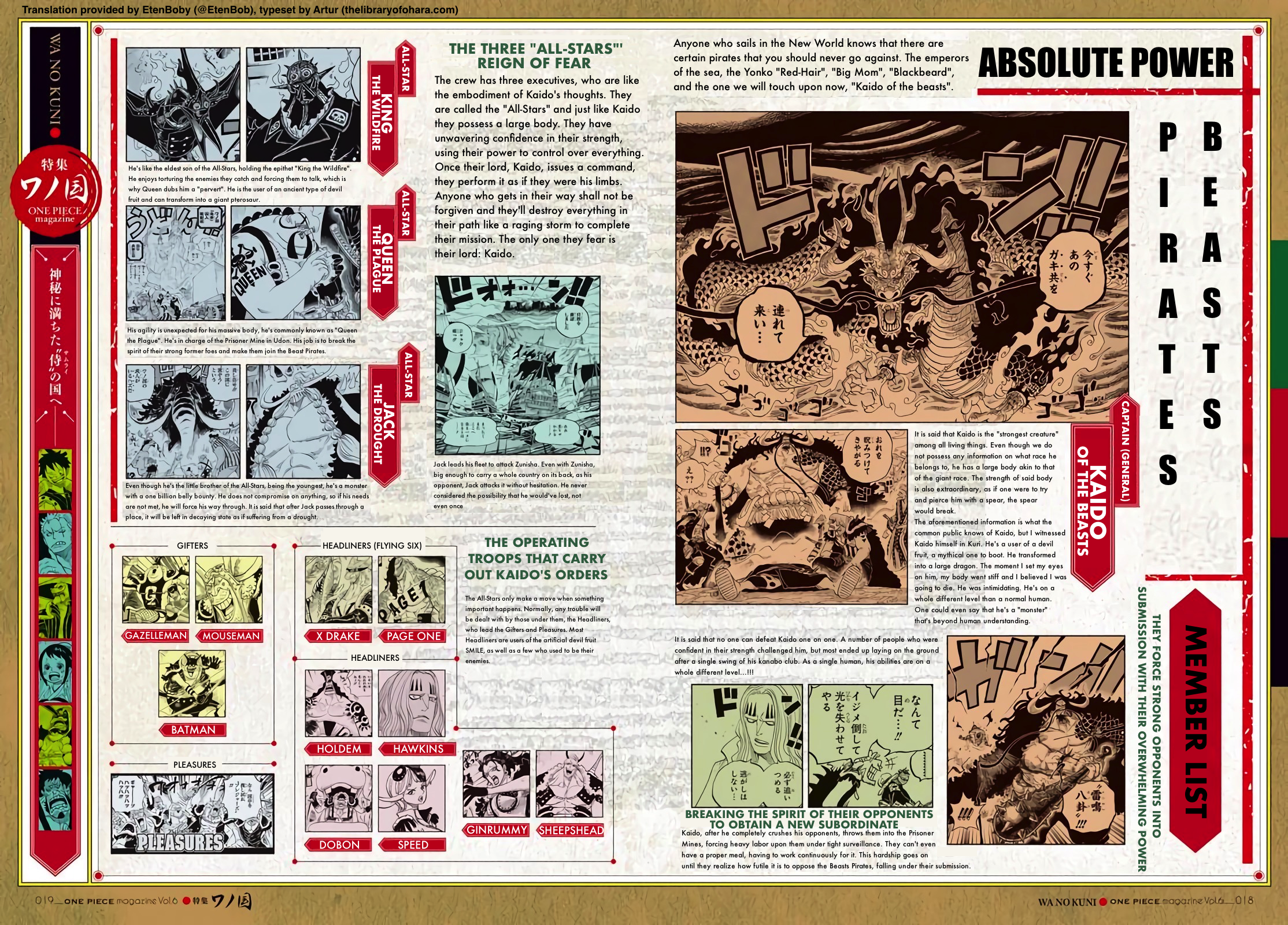 One Piece Magazine Vol 6 New Information The Library Of Ohara