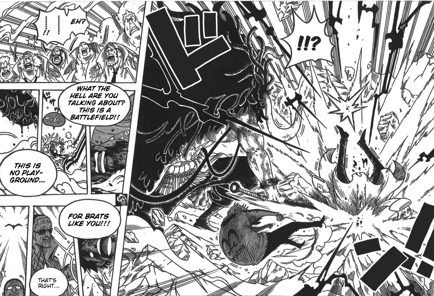 One Piece What If Kaido Arrived At Marineford A Fan Manga By Ricky Acong Subroto Chapters 1 2 The Library Of Ohara