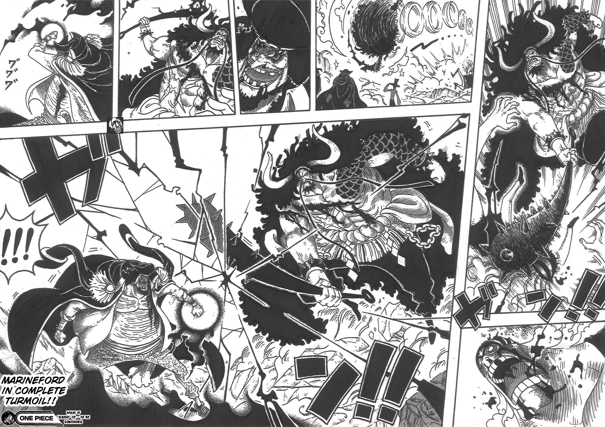 One Piece What If Kaido Arrived At Marineford A Fan Manga By Ricky Acong Subroto Chapters 1 2 The Library Of Ohara